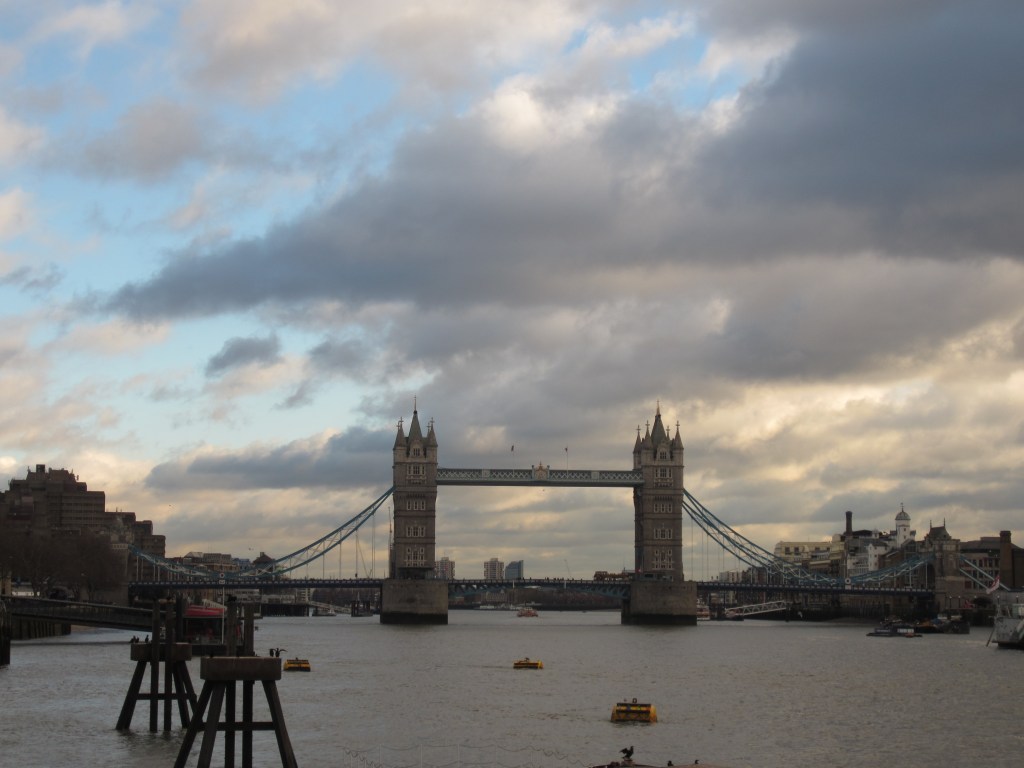 Tower bridge, with some great clouds