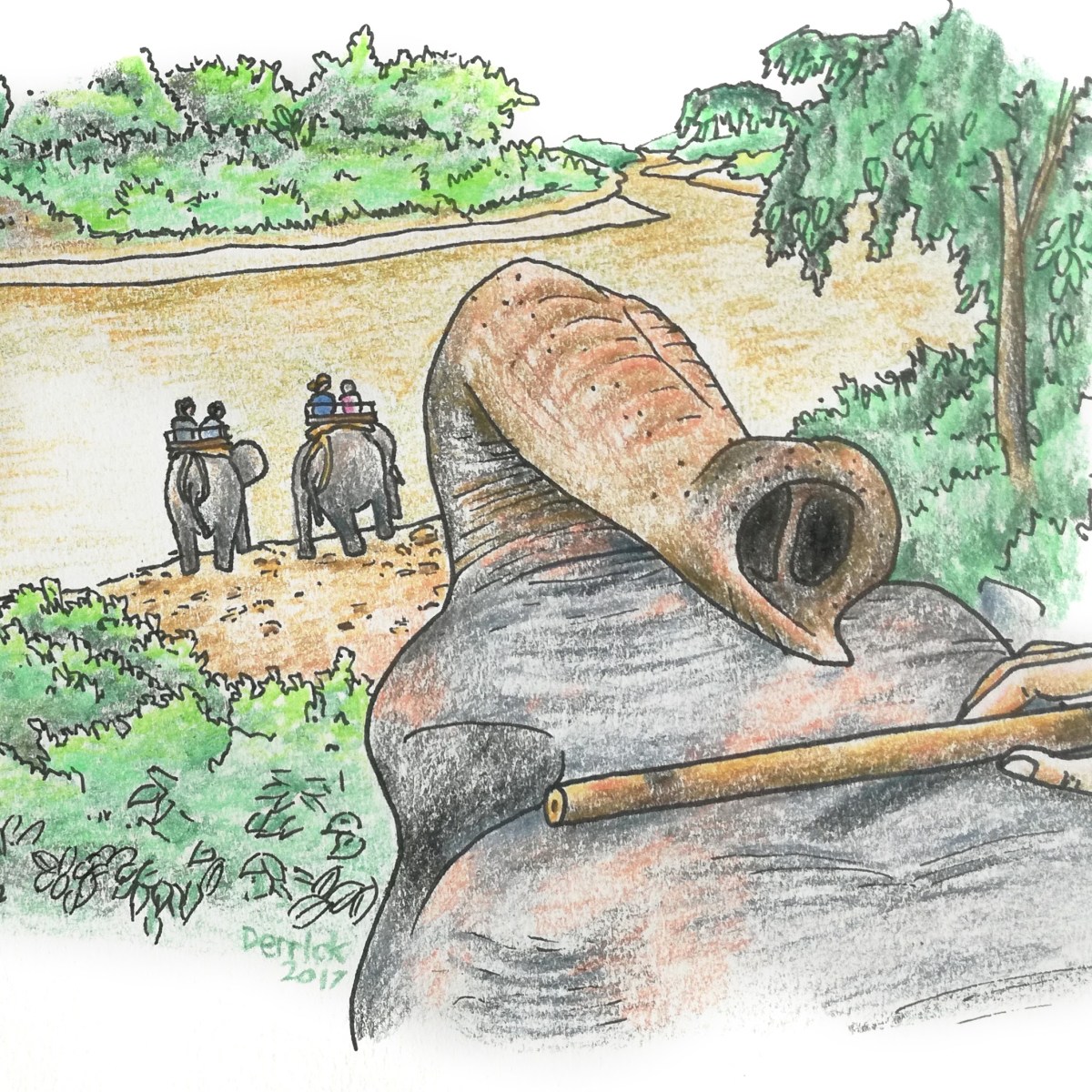 A three day trek in the mountains of Chiang Mai, through rain clouds and bamboo&nbsp;forests