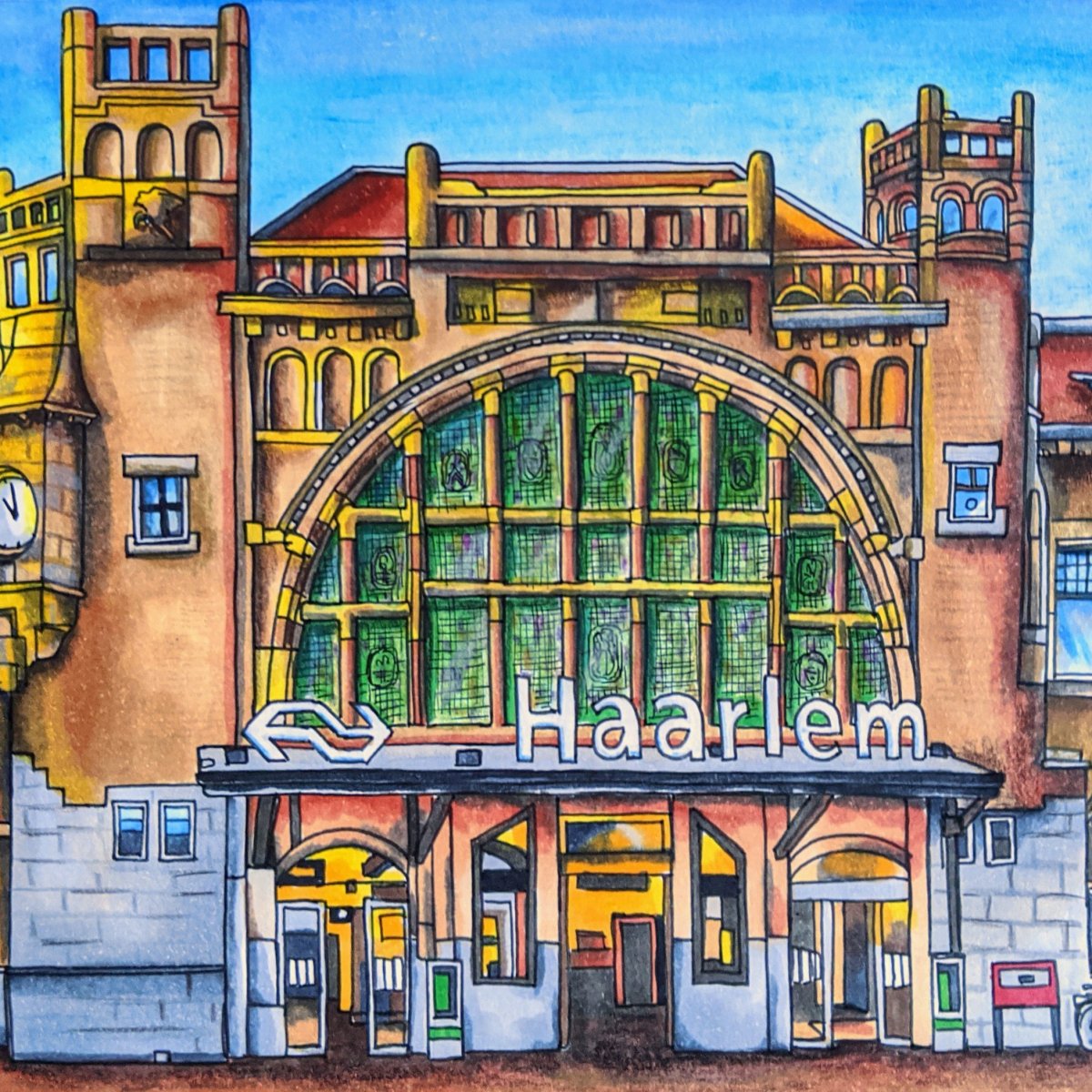 Admiring Haarlem’s Beautiful Art Nouveau&nbsp;Station