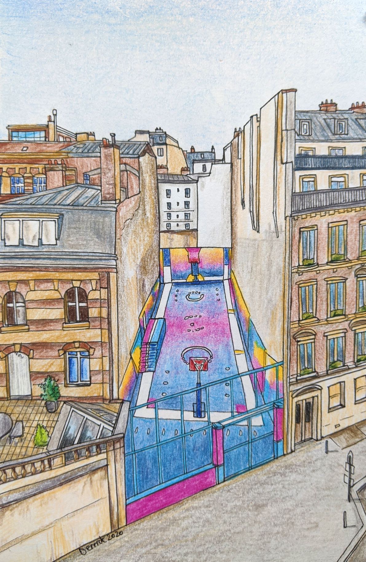 nike pigalle basketball court