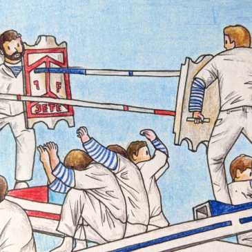 French water jousting competition Sète southern France