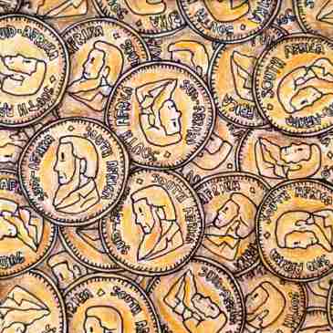 South African coins with the face of Paul Kruger lost Kruger Millions