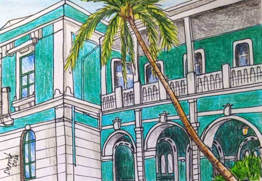 Urban Sketching Mozambique Maputo Central Train Station