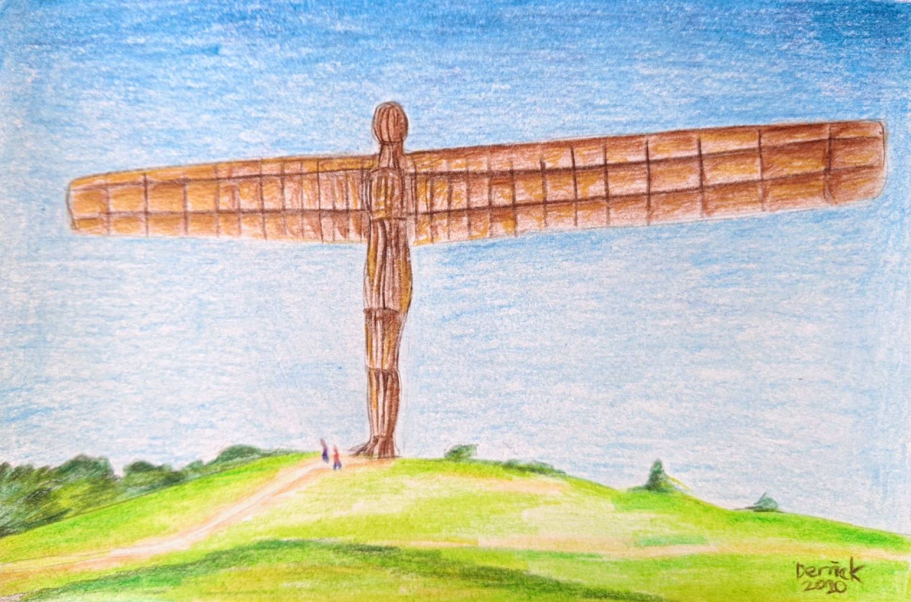 Drawing The Angel Of The North England s Iconic Sculpture Drawing The Angel Of The North England s Iconic Sculpture