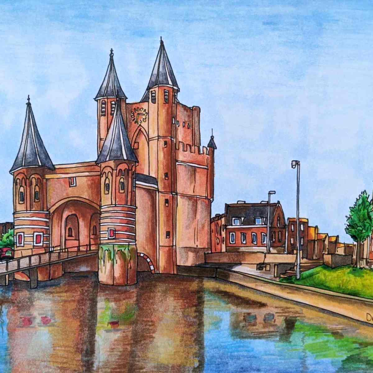 Amsterdamse Poort – Haarlem’s Last Surviving City&nbsp;Gate