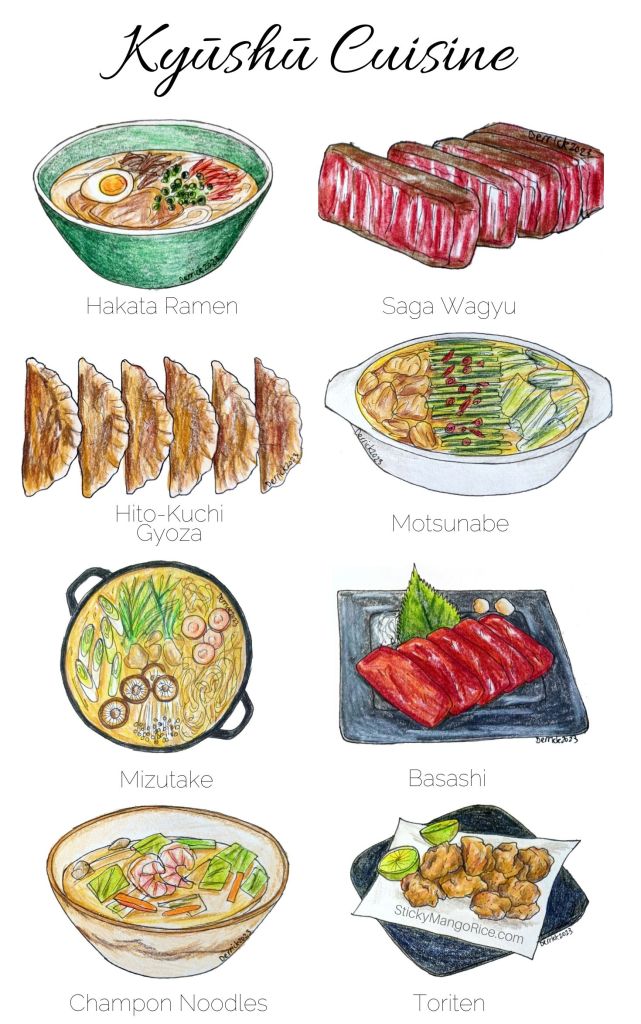 List of Japanese food from Kyushu fukuoka