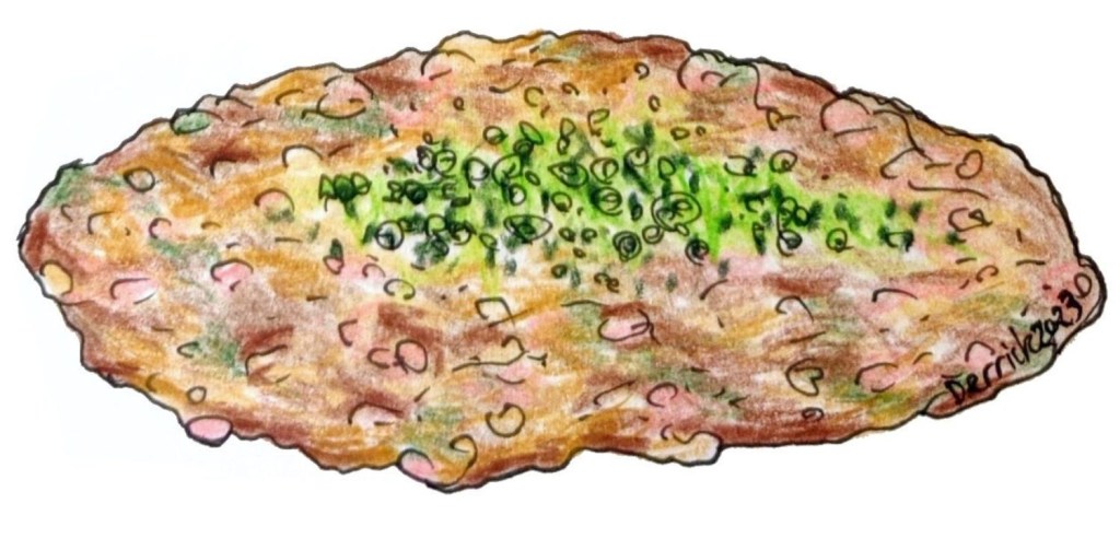 Monjayaki japanese pancake dish